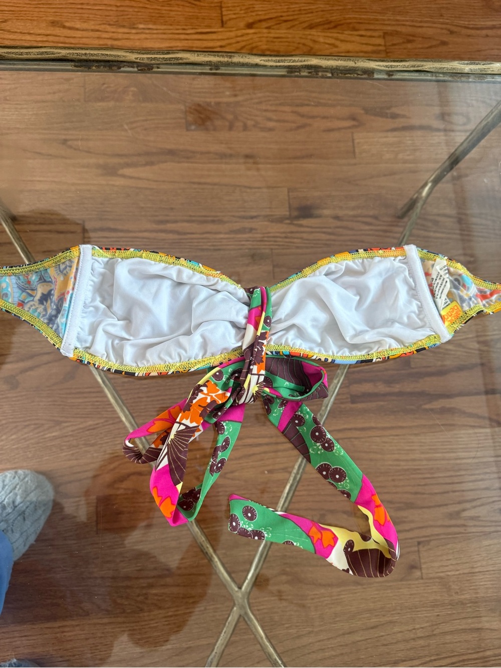 Agua Bendita Rare Carousel Edition Hand Embroidered Crochet Beadwork Bikini Sz S - Picture 10 of 16